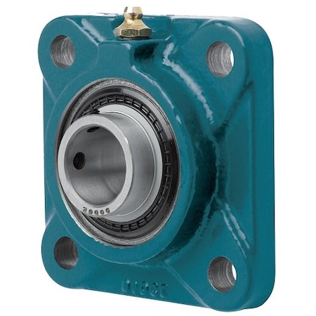 Dodge Industrial Flange Block Bearing; 4 Bolt Square Flange Block; 1-1/2 in. Bore; 5.7 in. Bolt Circle Diameter F4B-SC-108
